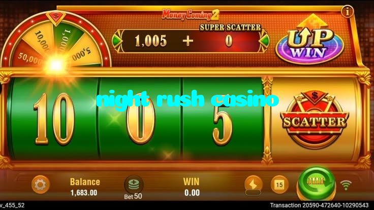 night rush casino casino presented on mobile device in Pakistan with slots and live games